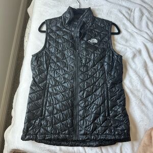 The North Face Charcoal Quilted Jacket
